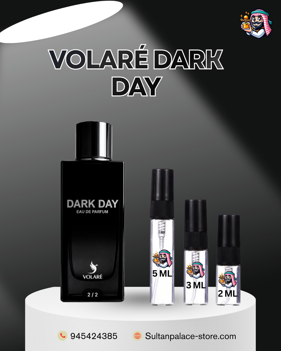 Decants de Volare Dark Day - Dupe Myslf EDP