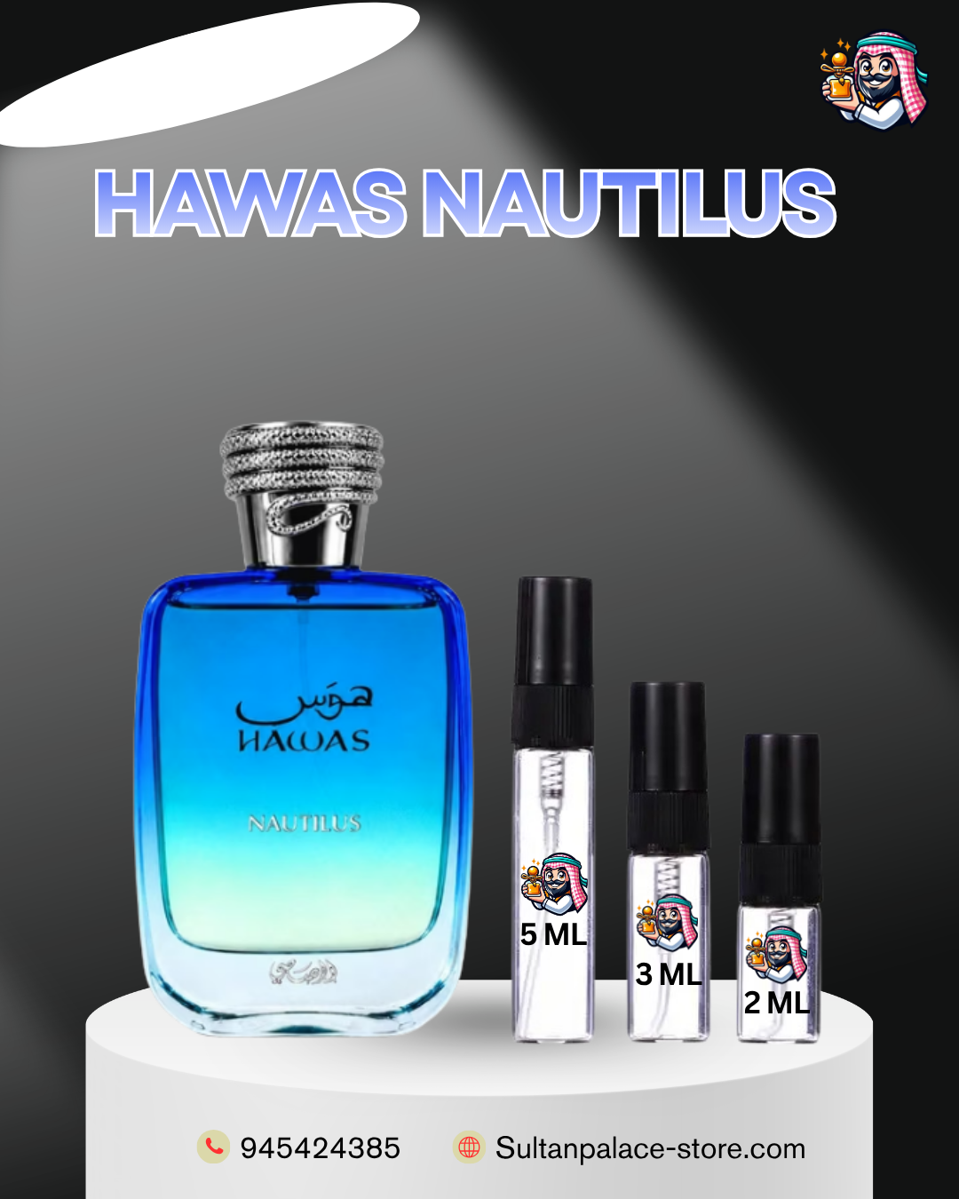 Decants de Hawas Nautilus - Dupe de 40 Knots de Xerjoff