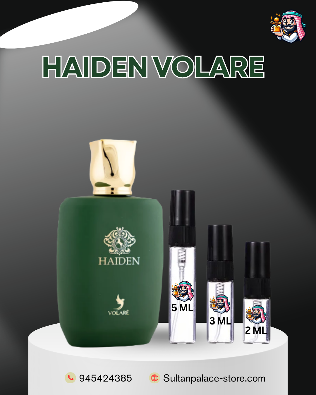 Decants de Volare Haiden - Dupe Greenley de Parfums de Marly