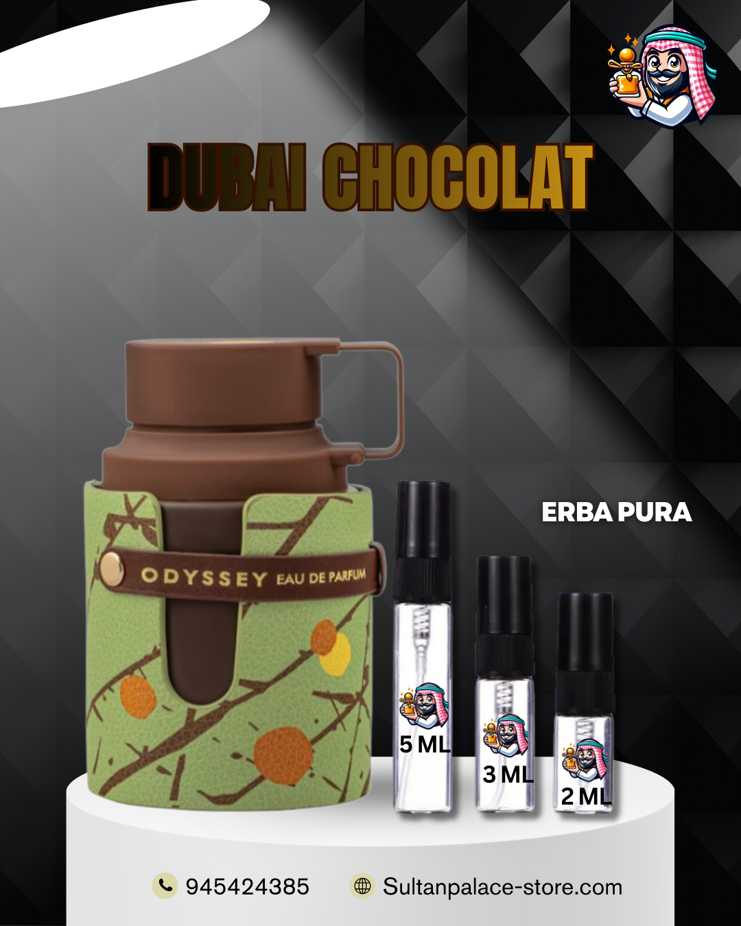 Decants de Odyssey Dubai Chocolat Gourman Edition EDP
