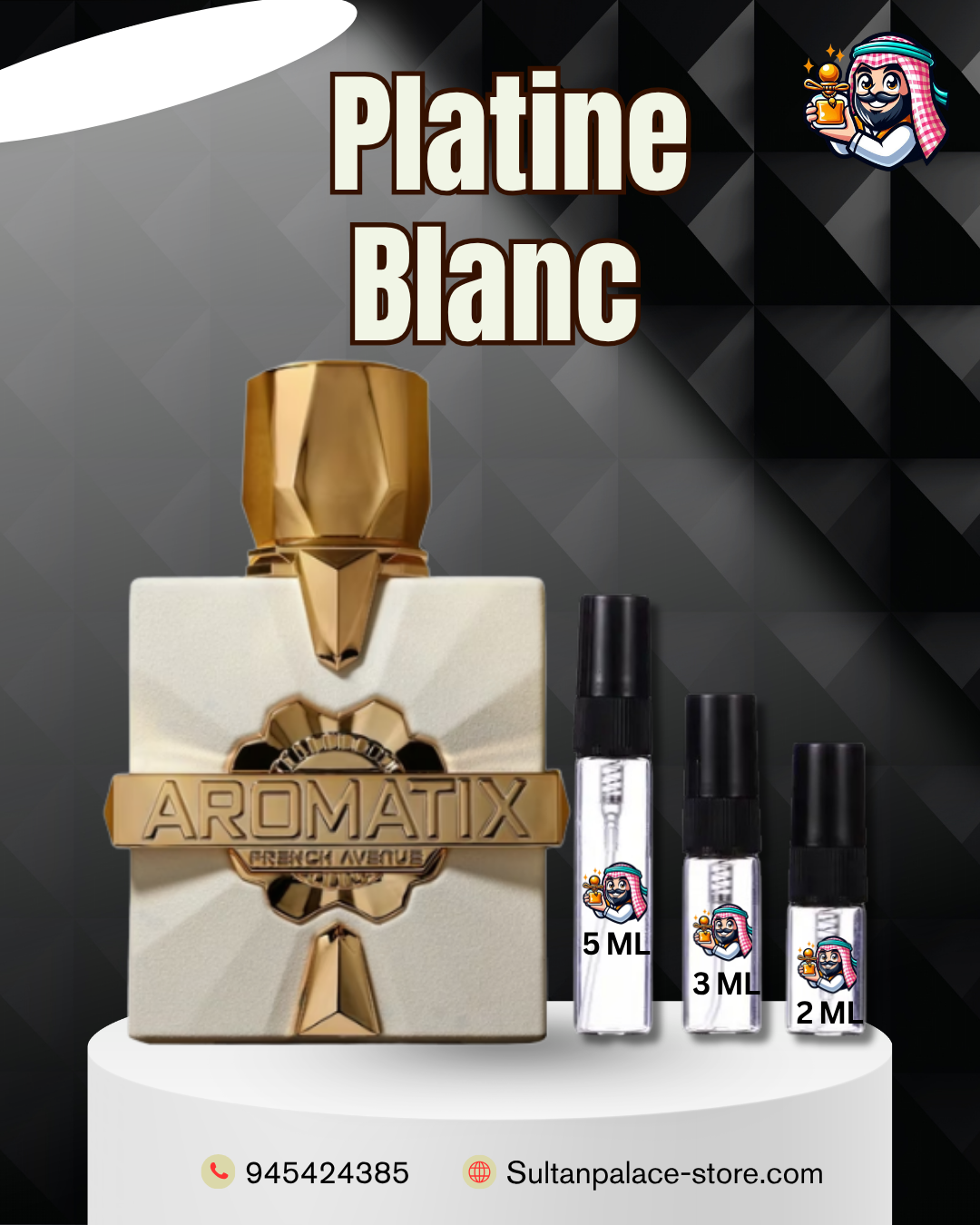 Decants de Aromatix Platine Blanc