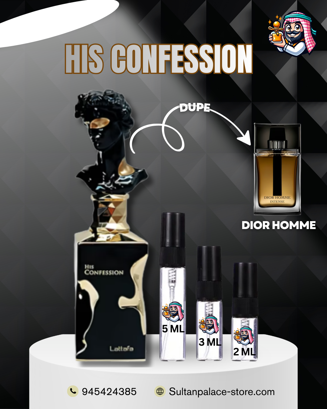 Decants de His Confession EDP
