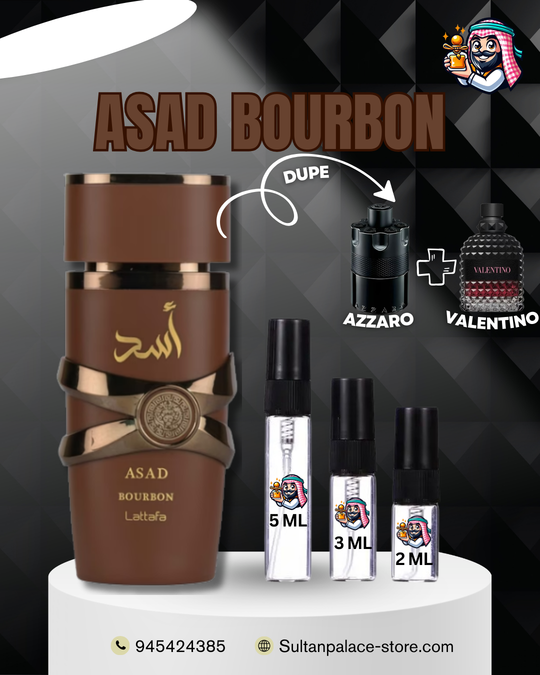 Decants de Asad Bourbon EDP