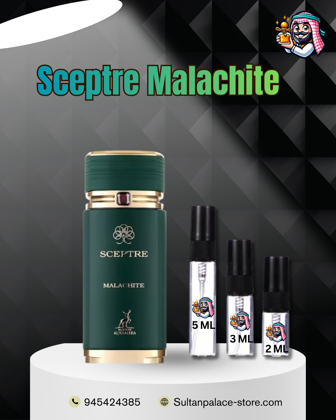 Decants de Sceptre Malachite