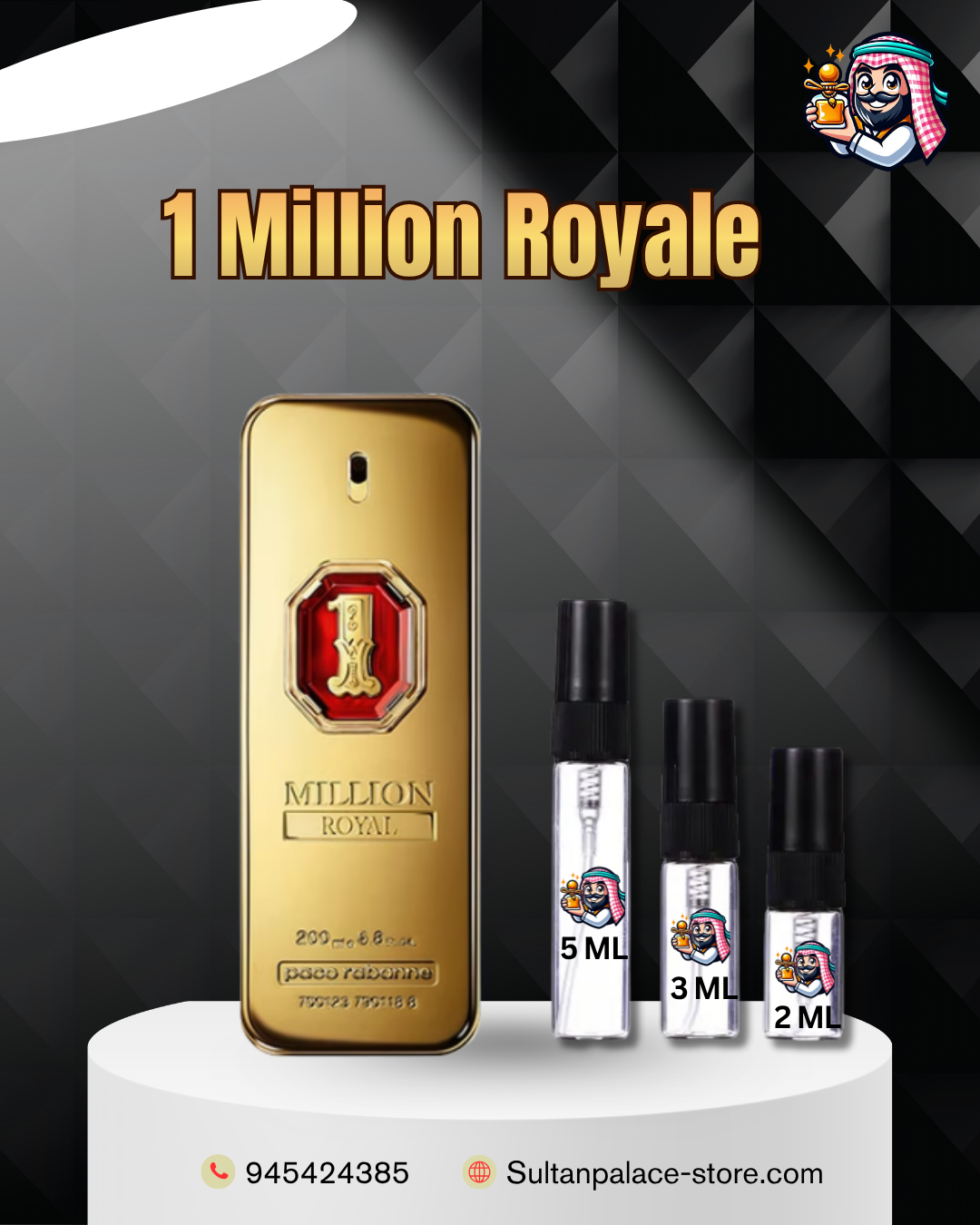 Decants de 1 Million Royal Rabanne