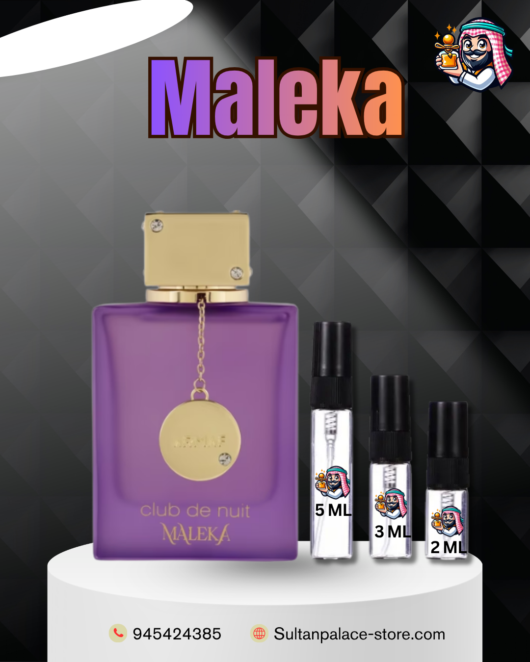 Decants de Club de nuit Maleka