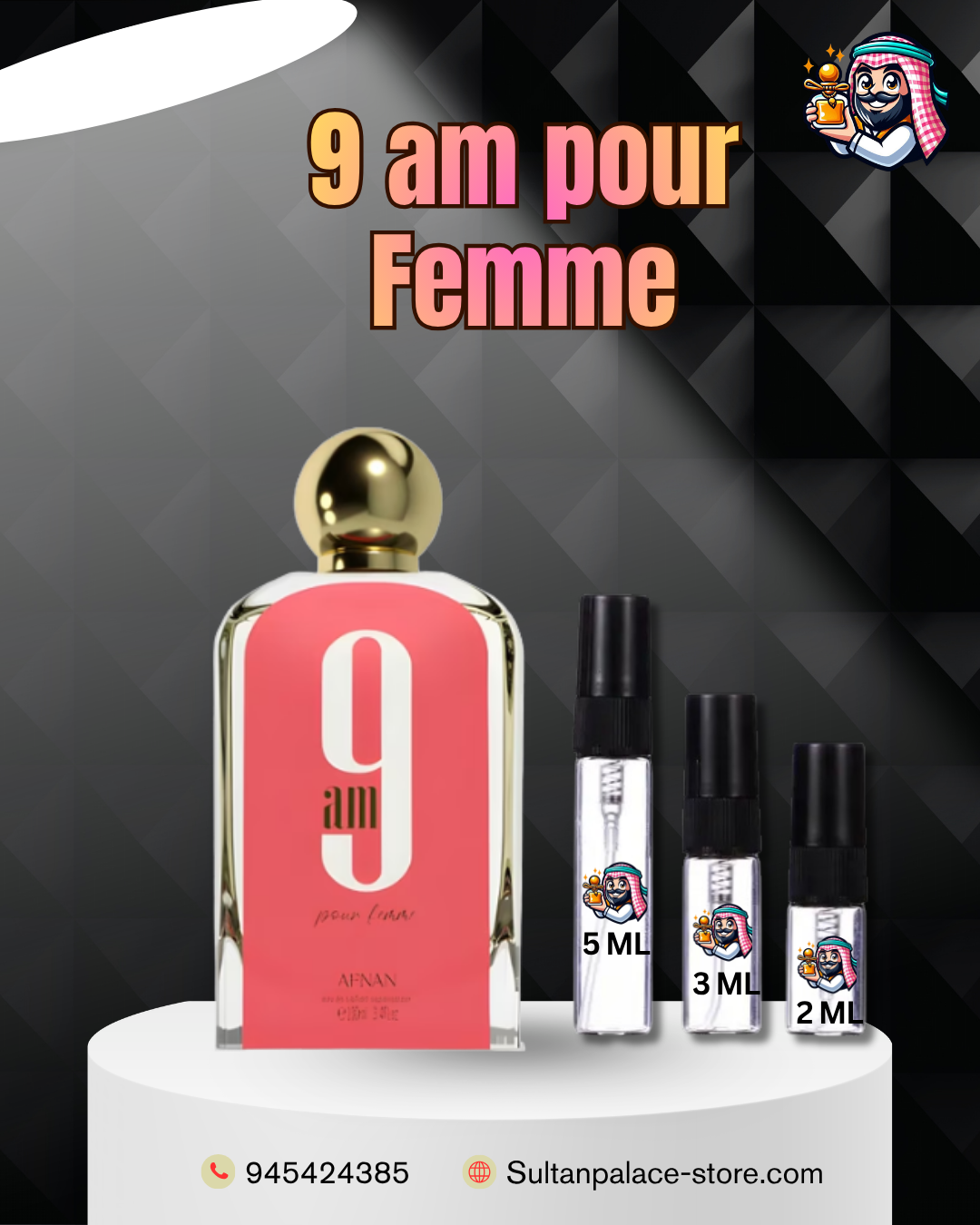 Decants de 9 AM Pour Femme