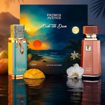 SET Liquid brun 100 ml + Vulcan Feu100 ml