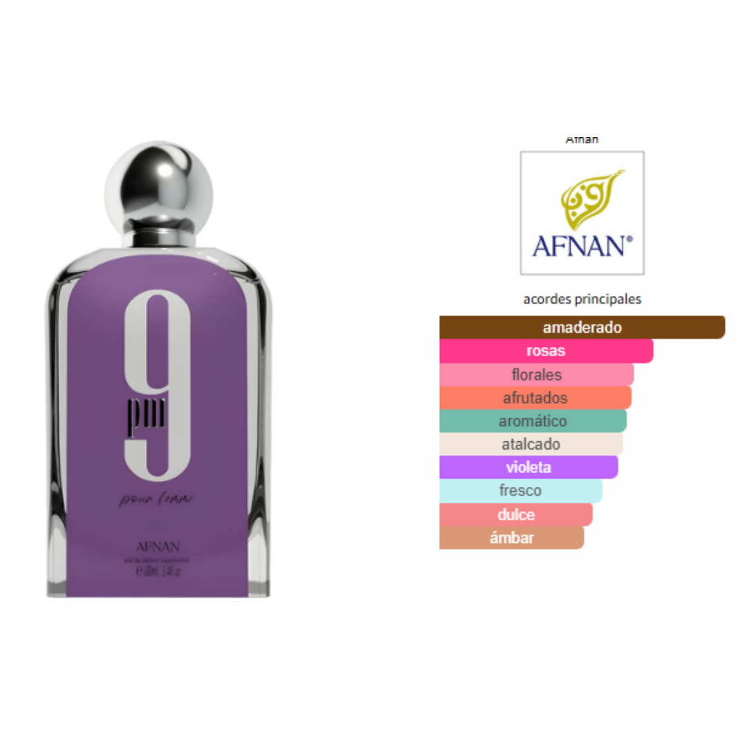 9 Pm Pour Femme 100 ml. Edp Mujer - Imagen 2