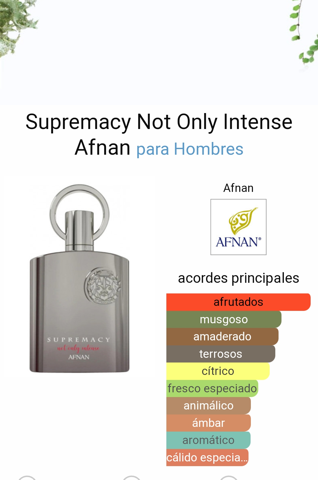 Supremacy Not Only Intense 100 ML EDP - Imagen 2