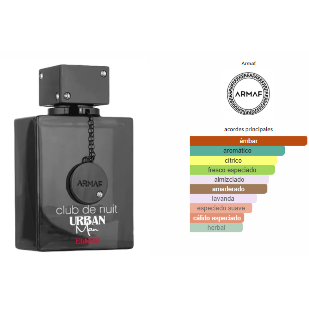 Club de Nuit Urban Man Elixir 105 ML EDP - Imagen 2
