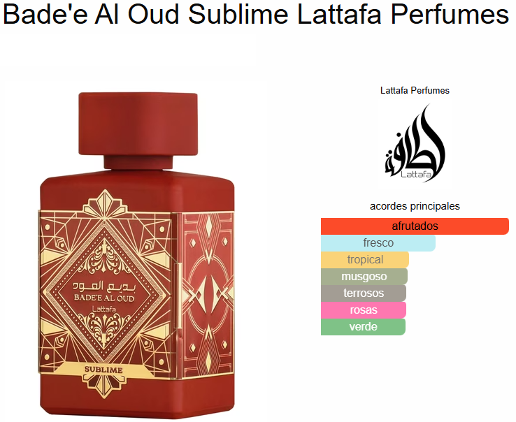 Badee Al Oud Sublime 100 ML   EDP - Imagen 3