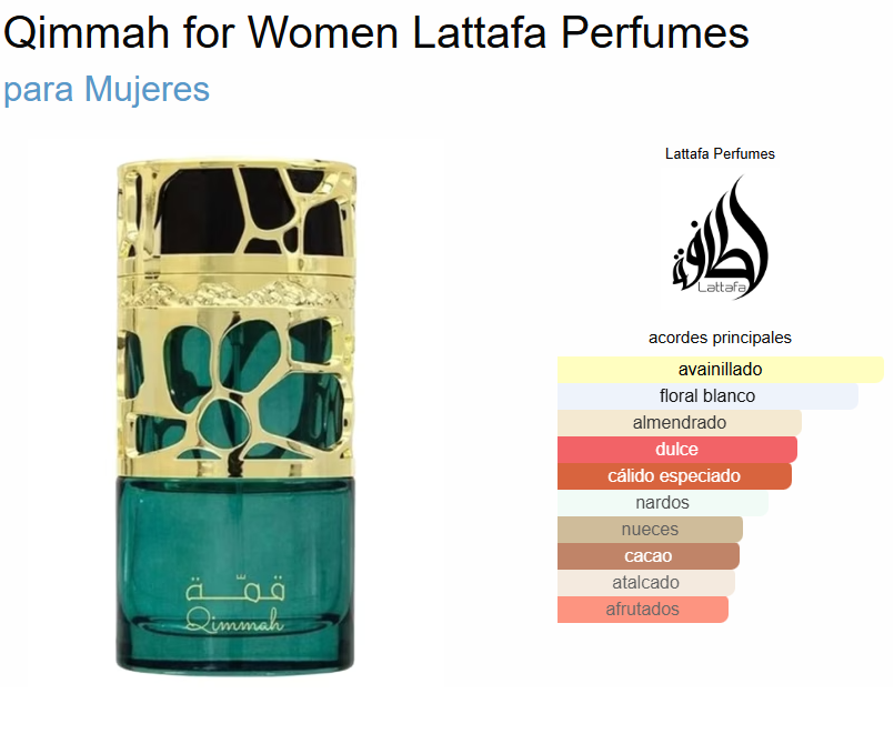 Qimmah 100 ml  Edp Mujer - Imagen 3