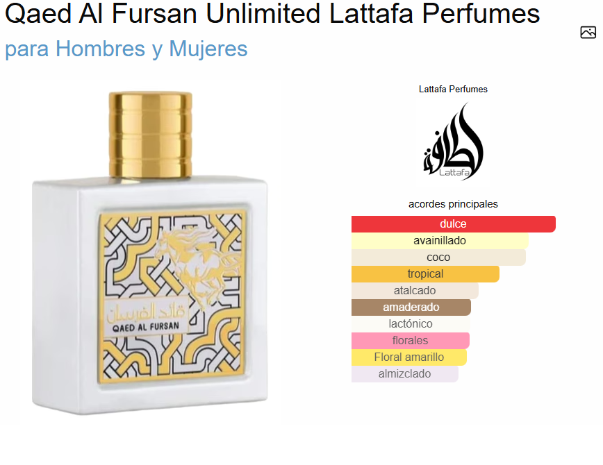 Qaed Al Fursan UnLimited 90 ML  EDP - Imagen 3