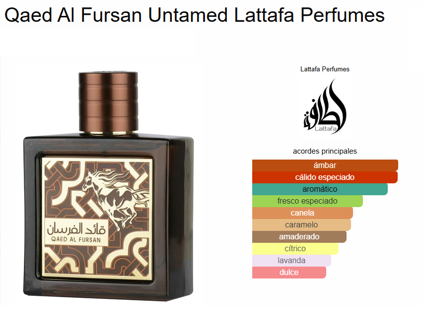 Qaed Al Fursan Untamed EDP by Lattafa - Imagen 3