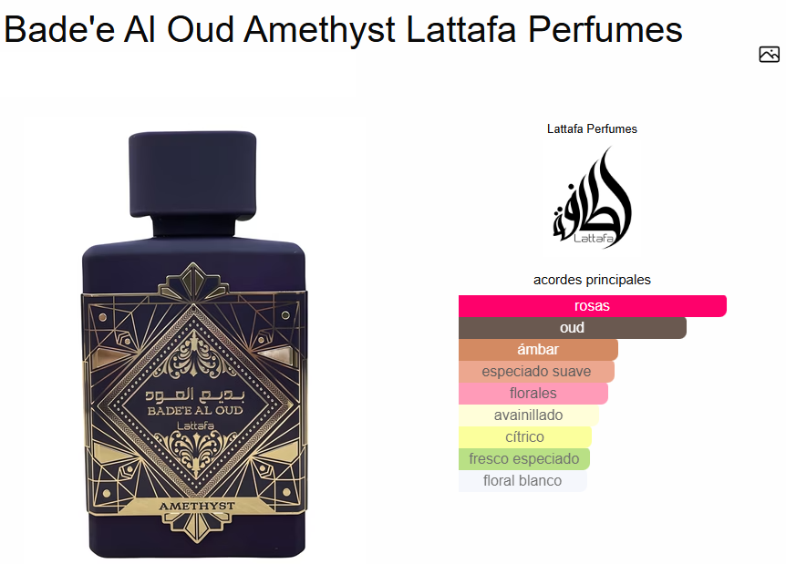 Badee Al Oud Amethyst 100 ML EDP - Imagen 3
