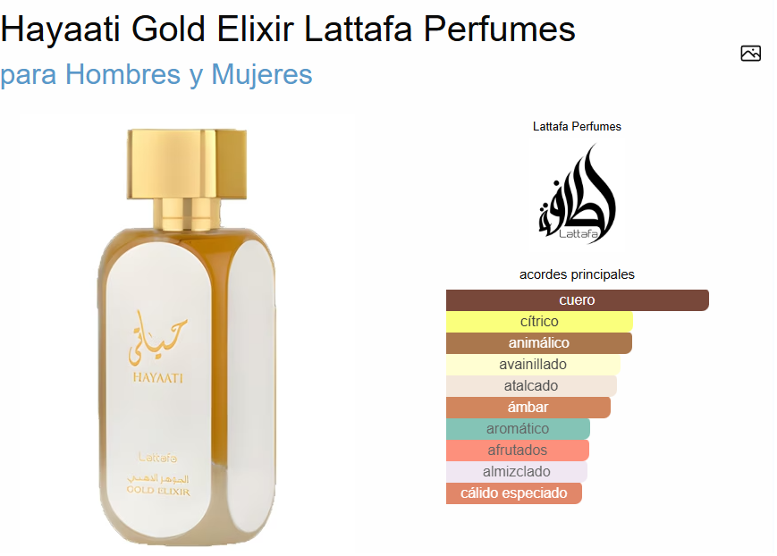 Hayaati Gold Elixir 100 ML EDP - Imagen 3