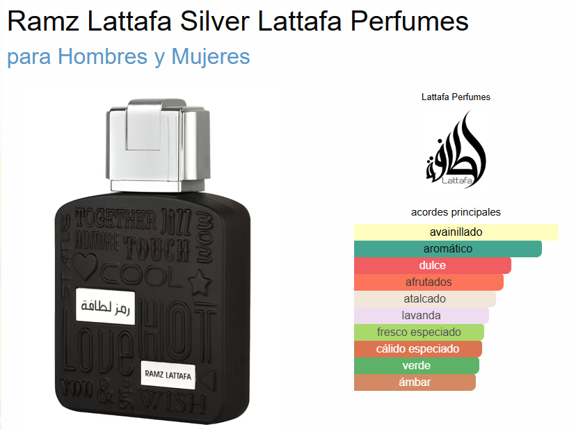 Ramz Silver 100 ML. EDP - Imagen 3
