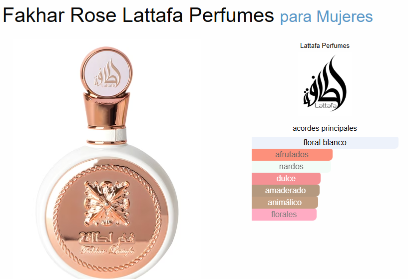 Fakhar Rose Gold 100 ml Edp Mujer - Imagen 3
