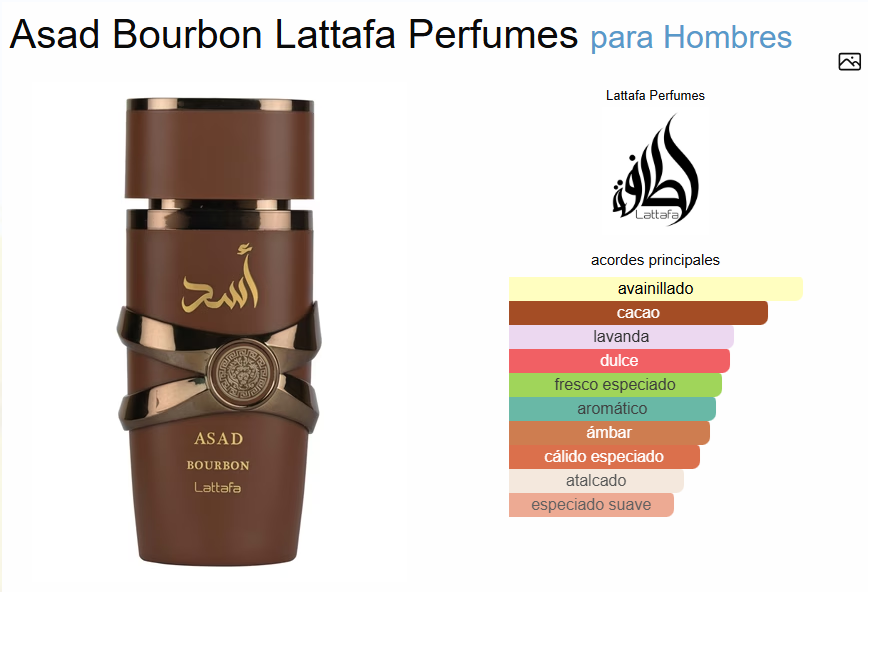 Asad Bourbon 100 ML EDP - Imagen 3