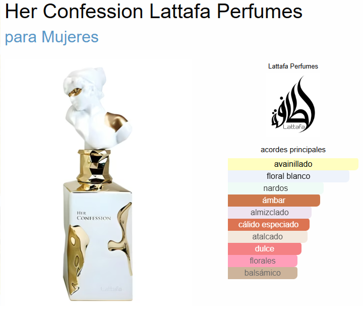 Her Confession 100 ml Edp Mujer - Imagen 3
