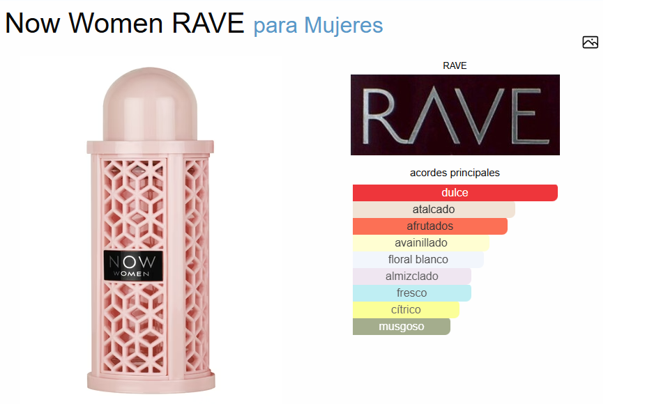 Rave Now 100 ml Edp MUJER - Imagen 3