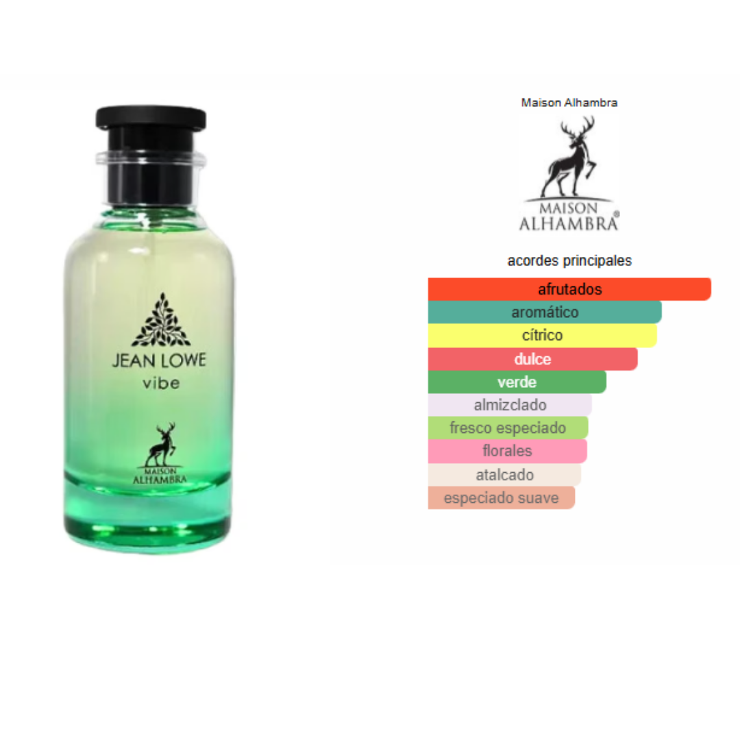 Jean Lowe Vibe 100 ML EDP - Imagen 2