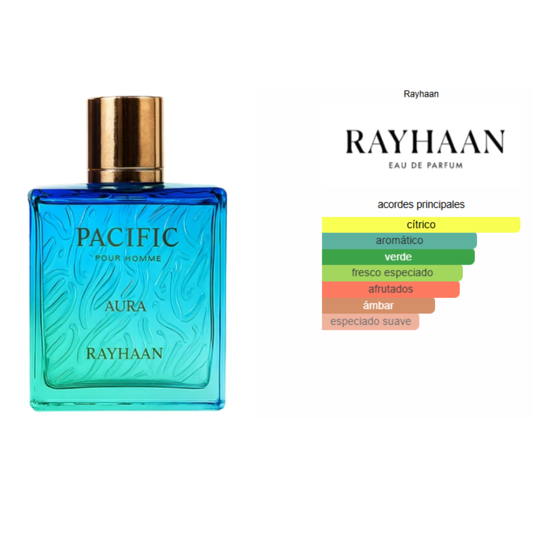 Rayhaan pacific aura 100 ML - Imagen 2
