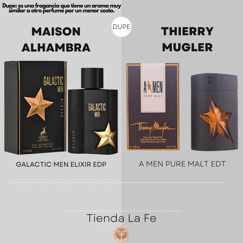 Galactic Men Elixir 100 ML - Dupe de A*Men Pure Malt de Mugler - Imagen 1