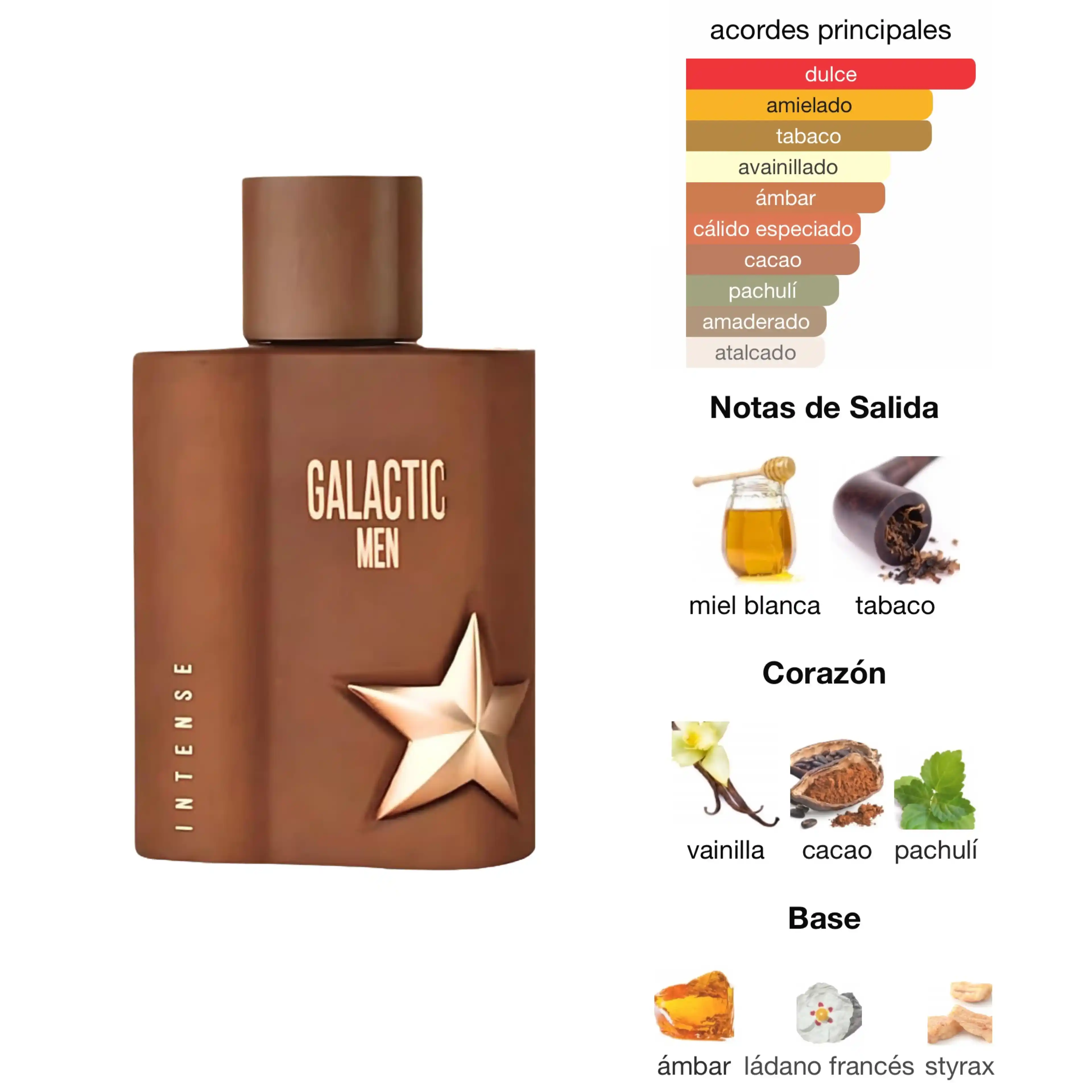 Galactic Men Intense 100 ML - Dupe de A*Men Pure Havane de Mugler - Imagen 1